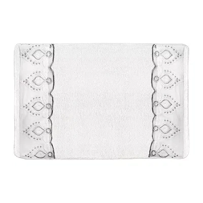 Popular Bath Monaco Bath Rug In White