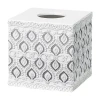 Popular Bath Monaco Tissue Box Bedding In White