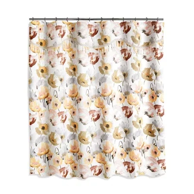 Popular Bath Poppy Fields Shower Curtain In Yellow