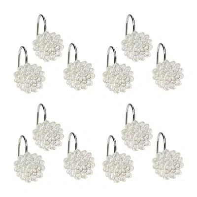 Popular Bath Rose Vine Shower Curtain Hooks In Sand