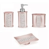 Popular Bath Sinatra 4-pc. Bath Accessory Sets In Pink