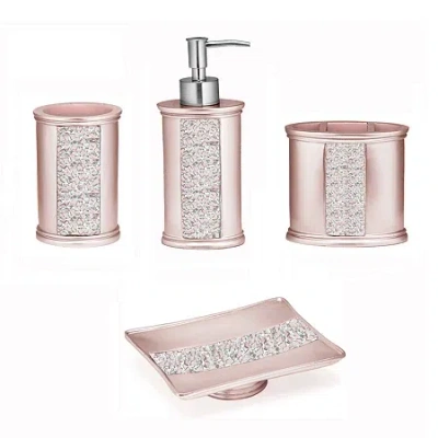 Popular Bath Sinatra 4-pc. Bath Accessory Sets In Pink