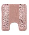 Popular Bath Sinatra Sequin Bath Rug, Contour In Pink
