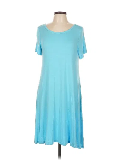 Pre-owned Popyoung Casual Dress In Blue