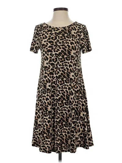 Pre-owned Popyoung Casual Dress In Brown