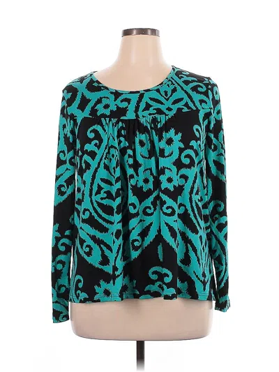 Pre-owned Popyoung Long Sleeve T-shirt In Blue