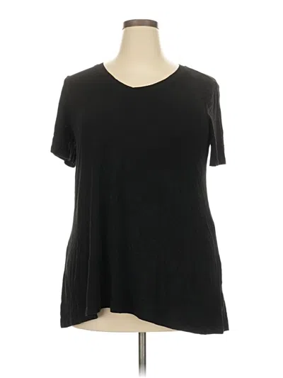 Pre-owned Popyoung Short Sleeve T-shirt In Black