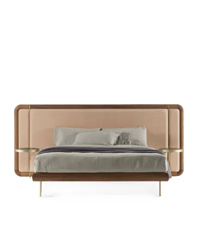 Porada Canaletta Walnut Killian Bed In Neutral