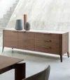 Porada Walnut Atlante Sideboard