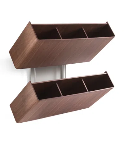 Porada Walnut Pit Stop Storage Unit