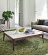 Porada Walnut Ziggy Coffee Table