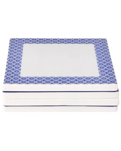 Porland Blue Passion 4pc Coaster Set
