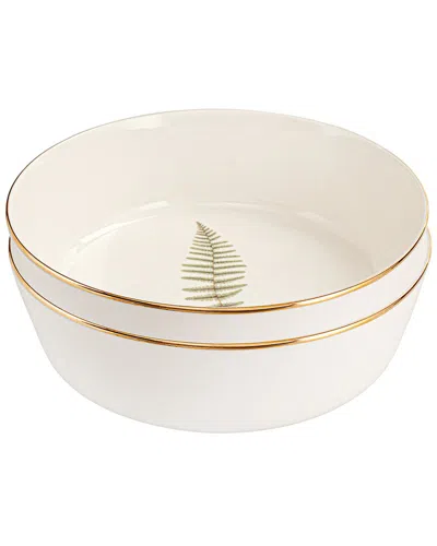 Porland Botanical 2pc Bowl Set