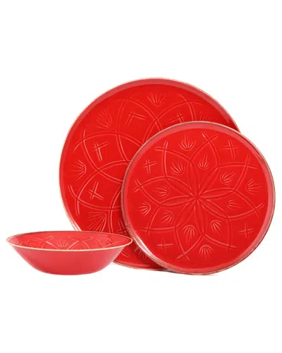 PORLAND PORLAND CHRISTINA 3PC PLACE SETTING