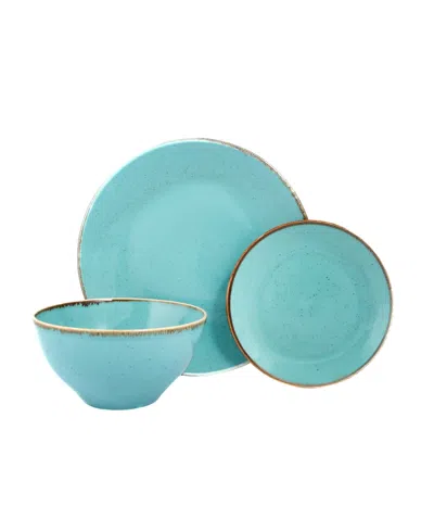 Porland Seasons 3-piece Place Setting In Turquoise