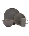 Porland Christina Seasons 4-piece Place Setting Set In Gray