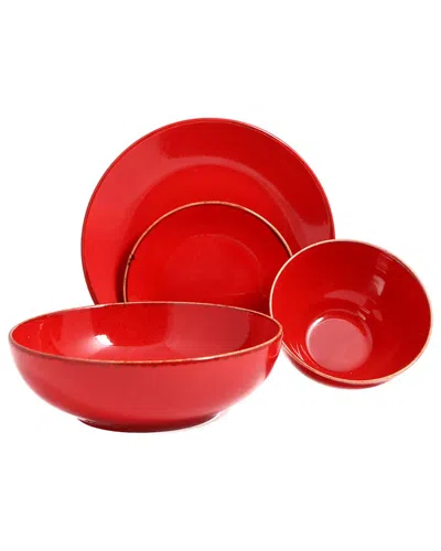 PORLAND PORLAND SEASONS 4PC PLACE SETTING WITH SERVING BOWL