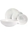 Porland Smoky 4pc Place Setting With Serving Bowl