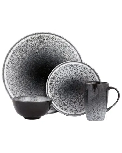Porland Ethos Twilight 4-piece Place Setting Set In Gray