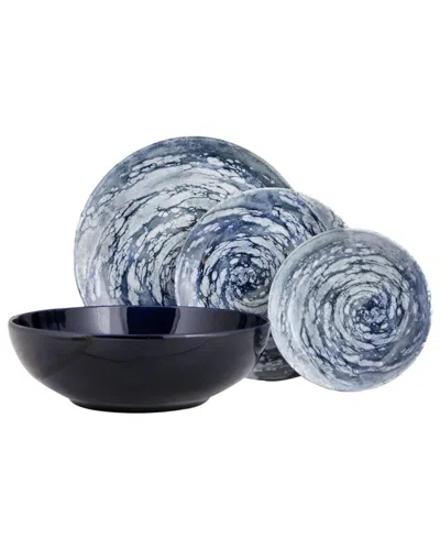 PORLAND PORLAND VORTEX 4PC PLACE SETTING WITH SERVING BOWL