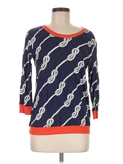 Pre-owned Porridge 3/4 Sleeve T-shirt In Blue