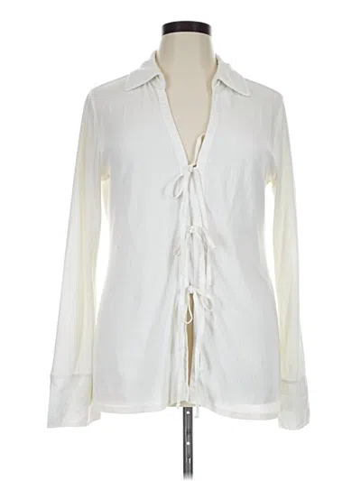 Pre-owned Porridge Cardigan Sweater In Ivory