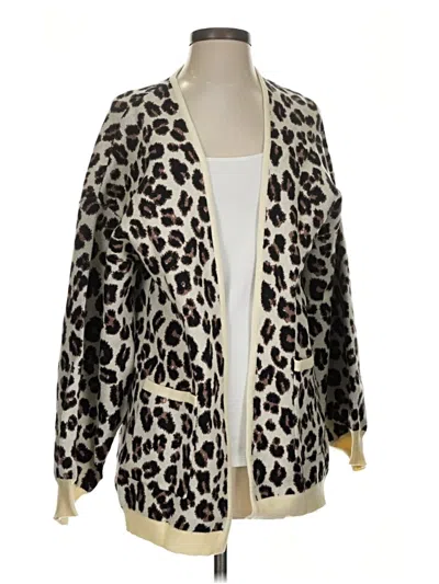 Pre-owned Porridge Cardigan Sweater In White