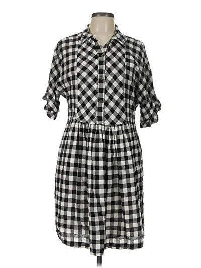 Pre-owned Porridge Casual Dress In Black