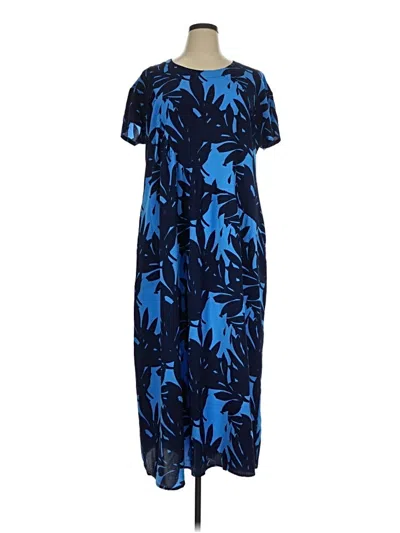Pre-owned Porridge Casual Dress In Blue