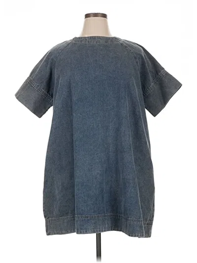 Pre-owned Porridge Casual Dress In Blue