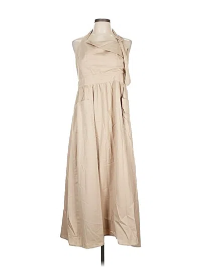 Pre-owned Porridge Casual Dress In Brown