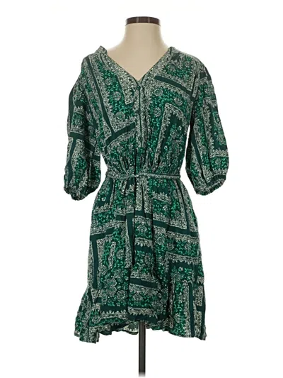 Pre-owned Porridge Casual Dress In Green