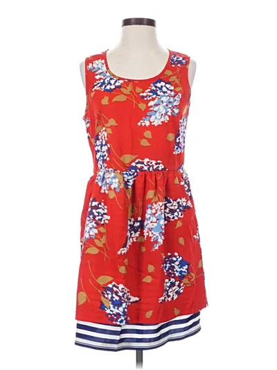 Pre-owned Porridge Casual Dress In Red