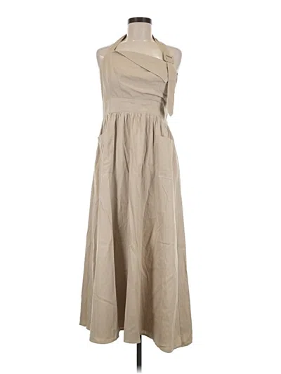 Pre-owned Porridge Casual Dress In Tan