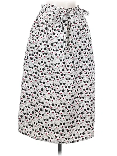 Pre-owned Porridge Casual Skirt In White