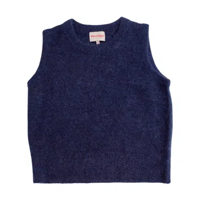 Porridge Knitwear Women's Alpaca Julia Tank In Inky Blue