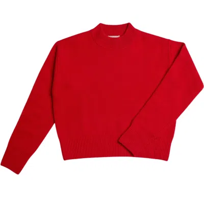 Porridge Knitwear Women's Cashmere Amy Jumper - Red