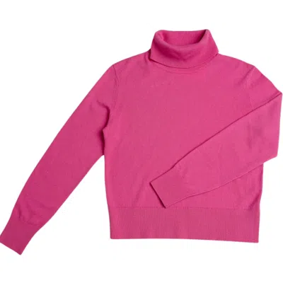 Porridge Knitwear Women's Cashmere Anne Poloneck - Pink