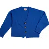 Porridge Knitwear Women's Cashmere Lucy Cardigan - Blue In Blue