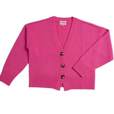 Porridge Knitwear Women's Cashmere Lucy Cardigan - Pink