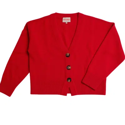 Porridge Knitwear Women's Cashmere Lucy Cardigan - Red