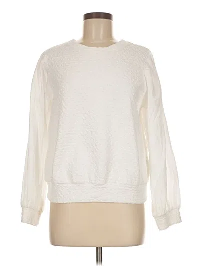 Pre-owned Porridge Long Sleeve Blouse In Ivory