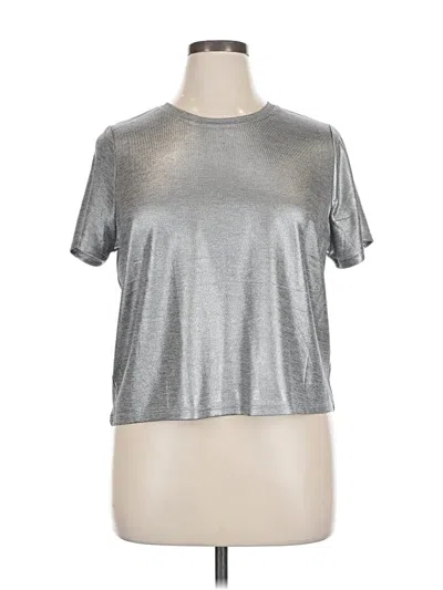 Pre-owned Porridge Short Sleeve T-shirt In Silver