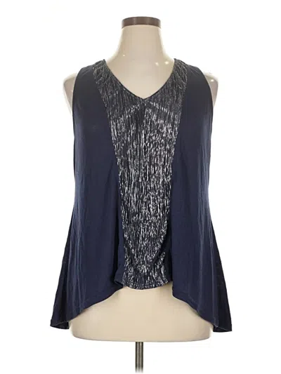 Pre-owned Porridge Sleeveless Blouse In Blue