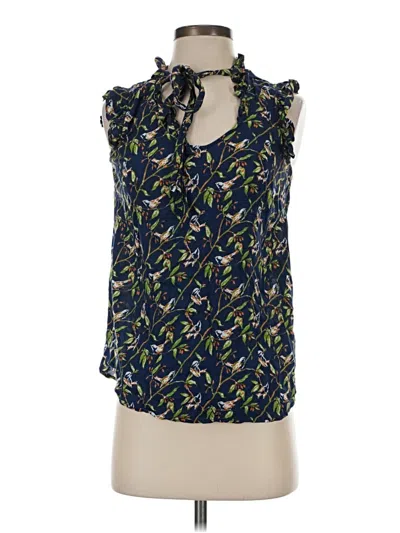 Pre-owned Porridge Sleeveless Blouse In Blue
