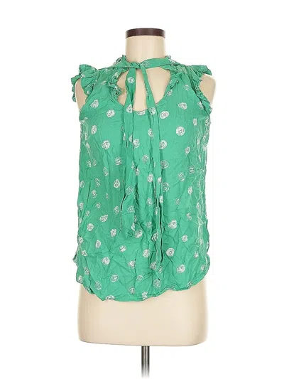 Pre-owned Porridge Sleeveless Blouse In Green