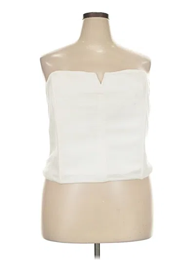 Pre-owned Porridge Sleeveless Blouse In Ivory