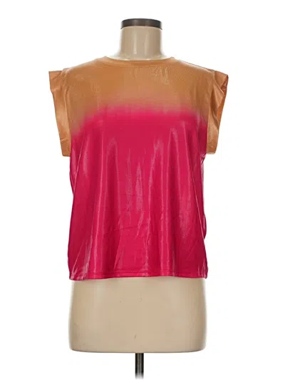 Pre-owned Porridge Sleeveless Blouse In Pink