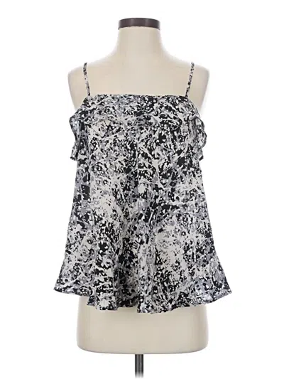 Pre-owned Porridge Sleeveless Blouse In Silver