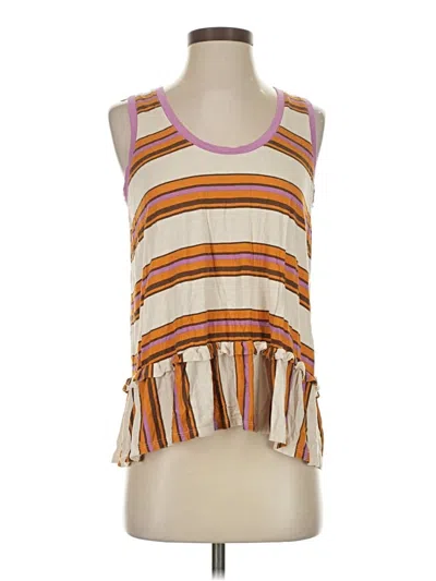 Pre-owned Porridge Sleeveless Blouse In White